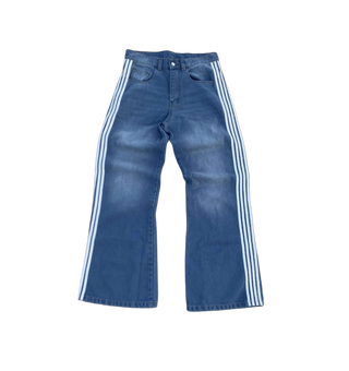 Baggy Striped Denim