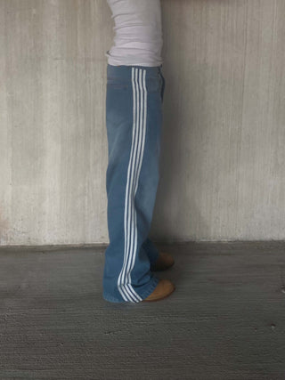 Baggy Striped Denim