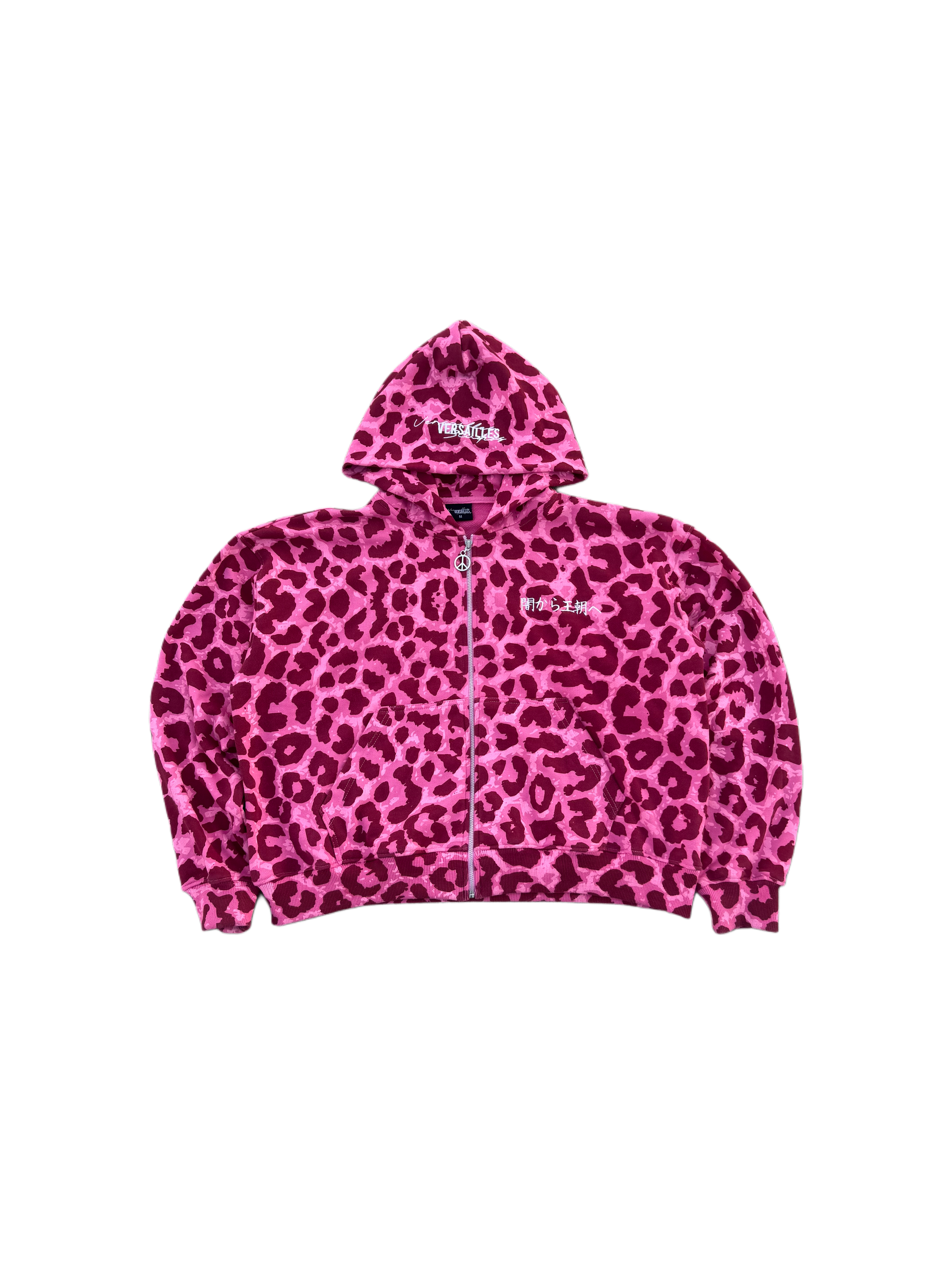 Pink Cheetah Zip Up